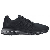 Nike Air Max 2015 Hommes chaussures Tout noir/noir ILU645
