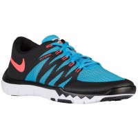 Nike Free Trainer 5.0 V6 Hommes chaussures de sport noir/bleu clair RPM028