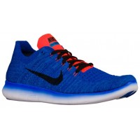 Nike Free RN Flyknit Hommes sneakers bleu/Orange IWW393