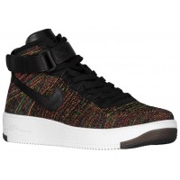 Nike Air Force 1 Ultra Flyknit Mid Hommes baskets noir/rouge CEP016