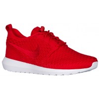 Nike Roshe One Flyknit NM Hommes chaussures de course rouge/blanc QTX192