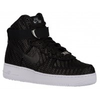 Nike Air Force 1 High LV8 Woven Hommes chaussures de sport noir/blanc SWJ444