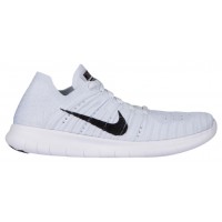 Nike Free RN Flyknit Femmes chaussures blanc/noir RMM354