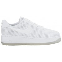 Nike Air Force 1 Low Upstep BR Femmes baskets blanc/gris GFF449