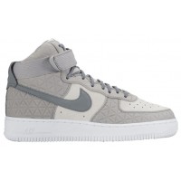 Nike Air Force 1 High Premium Suede Femmes sneakers gris/blanc LAT616