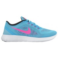 Nike Free RN Femmes sneakers bleu clair/rose YQC621