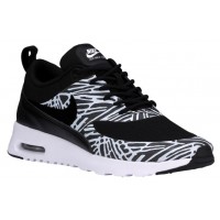 Nike Air Max Thea Femmes chaussures de course noir/blanc WKM311
