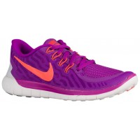 Nike Free 5.0 2015 Femmes chaussures de course violet/Orange OTP433