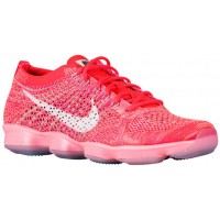 Nike Flyknit Zoom Agility Femmes chaussures rouge/vert clair YWO537