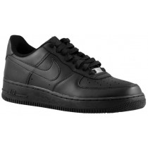 Nike Air Force 1 Low Hommes chaussures de sport Tout noir/noir NEI716