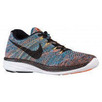 Nike Flyknit Lunar 3 Hommes baskets Orange/bleu clair SMK609