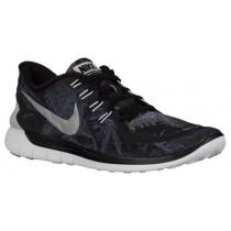 Nike Free 5.0 2015 Hommes chaussures de course noir/gris WGS435