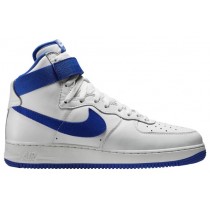 Nike Air Force 1 High Retro Hommes chaussures blanc/bleu EIY351