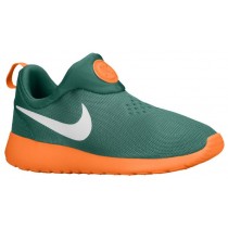 Nike Roshe One Slip On Hommes sneakers vert foncé/Orange NIC345