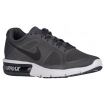 Nike Air Max Sequent Hommes chaussures de course gris/blanc BXW344