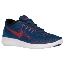 Nike Free RN Hommes baskets bleu marin/blanc DTA721