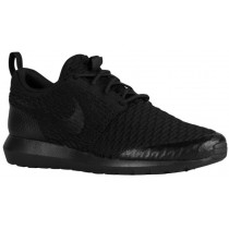 Nike Roshe One Flyknit Hommes chaussures de course Tout noir/noir BCE513