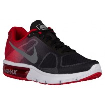 Nike Air Max Sequent Hommes chaussures de sport noir/rouge KKN147
