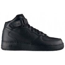 Nike Air Force 1 '07 Mid Femmes baskets Tout noir/noir TKV681