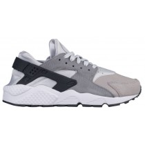 Nike Air Huarache Suede Premium Femmes chaussures de course gris/noir LFU218
