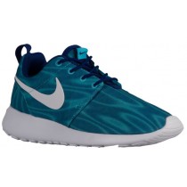 Nike Roshe One Print Premium Femmes chaussures bleu clair/bleu marin DSP190