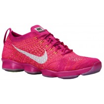 Nike Flyknit Zoom Agility Femmes chaussures de course rose/blanc YAS806