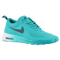 Nike Air Max Thea Femmes chaussures de sport vert clair/bleu marin RJC356