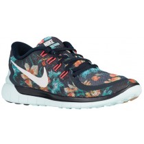 Nike Free 5.0 2015 Femmes sneakers bleu marin/vert clair TTR232