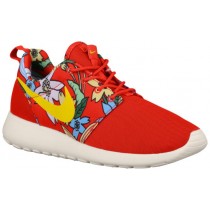 Nike Roshe One Aloha Print Femmes chaussures de course rouge/blanc NFS572