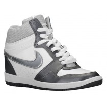 Nike Force Sky High Femmes chaussures blanc/gris ZLG578