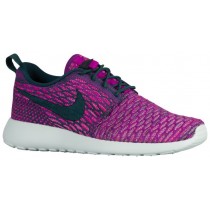 Nike Roshe One Flyknit Femmes sneakers violet/bleu marin SEU763