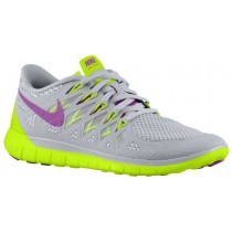 Nike Free 5.0 2014 Femmes chaussures gris/vert clair GNQ611