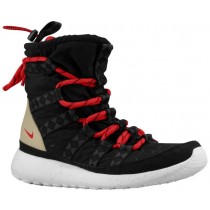 Nike Roshe One Hi Sneakerboot Print Femmes chaussures noir/blanc PEG195