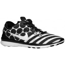 Nike Free 5.0 TR Fit 5 Femmes chaussures de sport noir/blanc VKP594