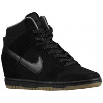 Nike Dunk Sky Hi Femmes chaussures noir/gris BQM957