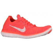 Nike Free RN Flyknit Femmes chaussures Orange/blanc HUL620