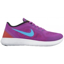Nike Free RN Femmes chaussures de course violet/noir KVO787