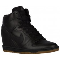 Nike Dunk Sky Hi Femmes chaussures de sport noir/marron AUY218