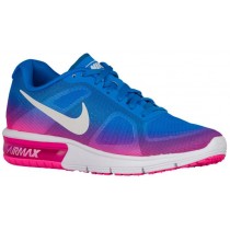 Nike Air Max Sequent Femmes baskets bleu clair/rose QOJ243