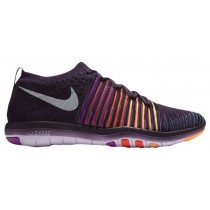 Nike Free Transform Flyknit Femmes baskets violet/blanc HZU184