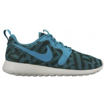 Nike Roshe One Jacquard Femmes baskets vert foncé/bleu clair YEV477