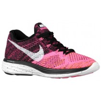 Nike Flyknit Lunar 3 Femmes chaussures de sport noir/blanc EZR369