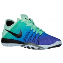 Nike Free TR 6 Femmes chaussures de course vert clair/bleu ZAC259