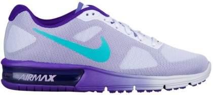 Nike Air Max Sequent Femmes sneakers violet/vert clair QNR279