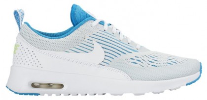 Nike Air Max Thea Femmes chaussures de course blanc/bleu clair IFI266