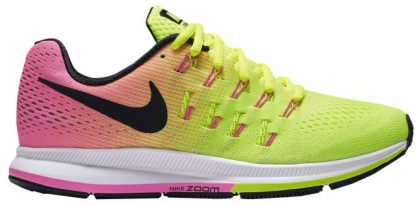 Nike Air Zoom Pegasus 33 Femmes baskets vert clair/rose YSR241