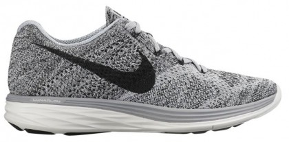 Nike Flyknit Lunar 3 Femmes chaussures gris/blanc MPD010