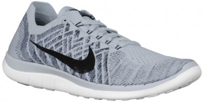 Nike Free 4.0 Flyknit 2015 Hommes baskets gris/noir YMI434