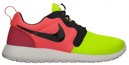 Nike Roshe One Hyperfuse/Premium Hommes chaussures de sport vert clair/noir WJL853