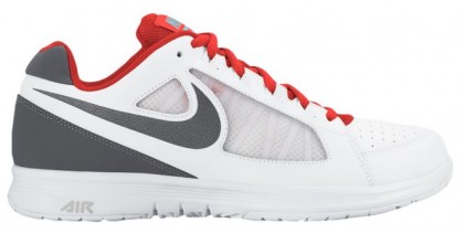 Nike Air Vapor Ace Hommes chaussures de course blanc/rouge RKN705